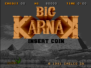 Big Karnak Title Screen
